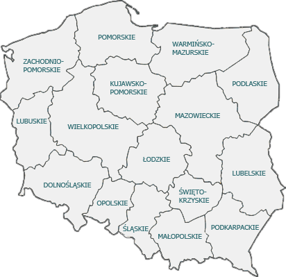 mapa Polski